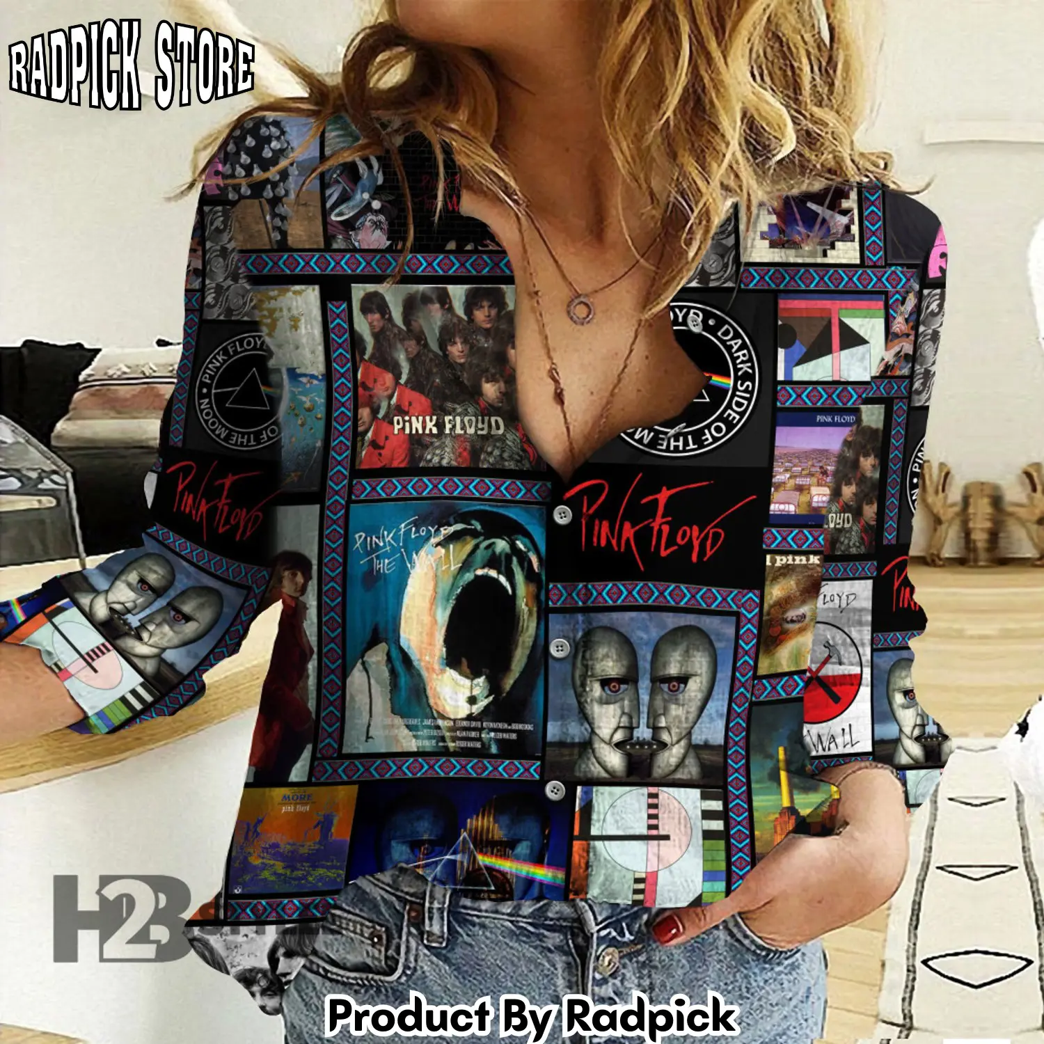 Radpick the australian pf show  50 years the dark side of the moon   linen casual sh rp66267